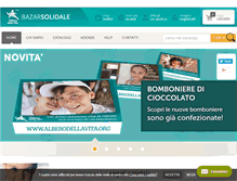 Tablet Screenshot of bazarsolidale.org